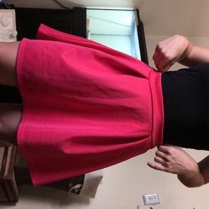 Red skirt